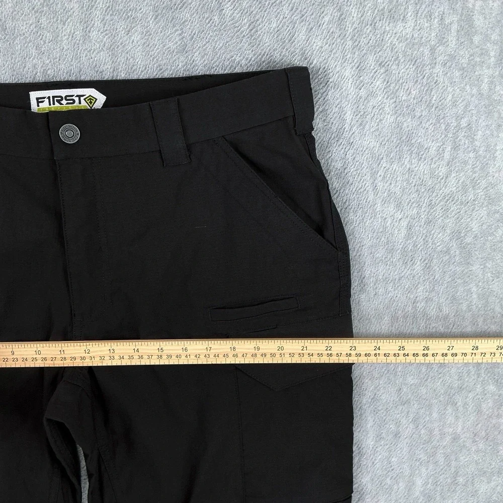 First Tactical Pants Men 38x32 (ACTUAL 38x29) Black Tactical Ripstop Cargo